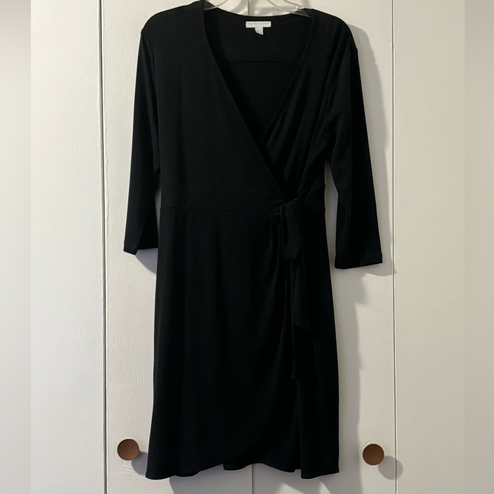 Black New York & Company wrap dress